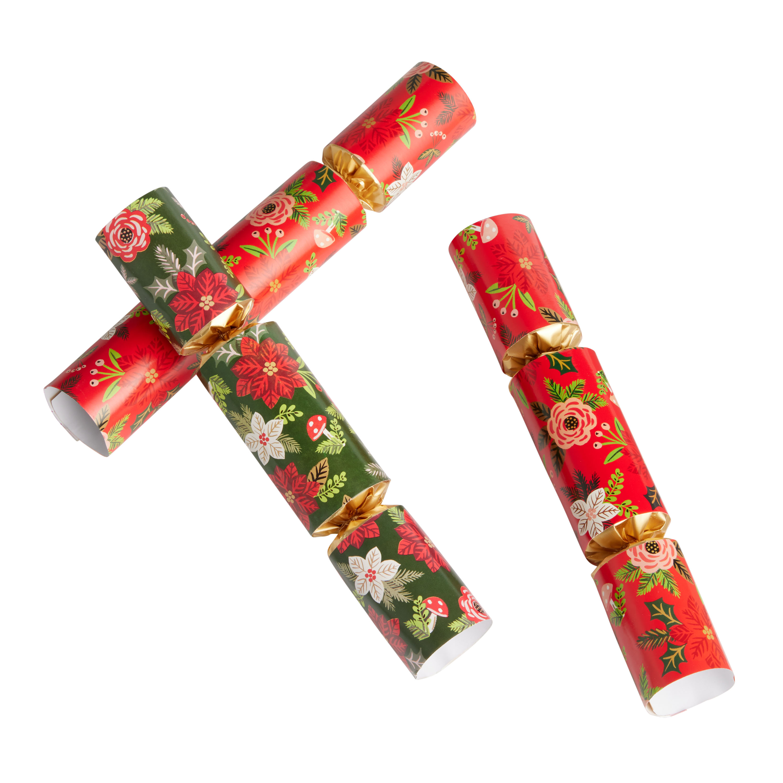 Festive Holiday Crackers Set of 8 by Option 2