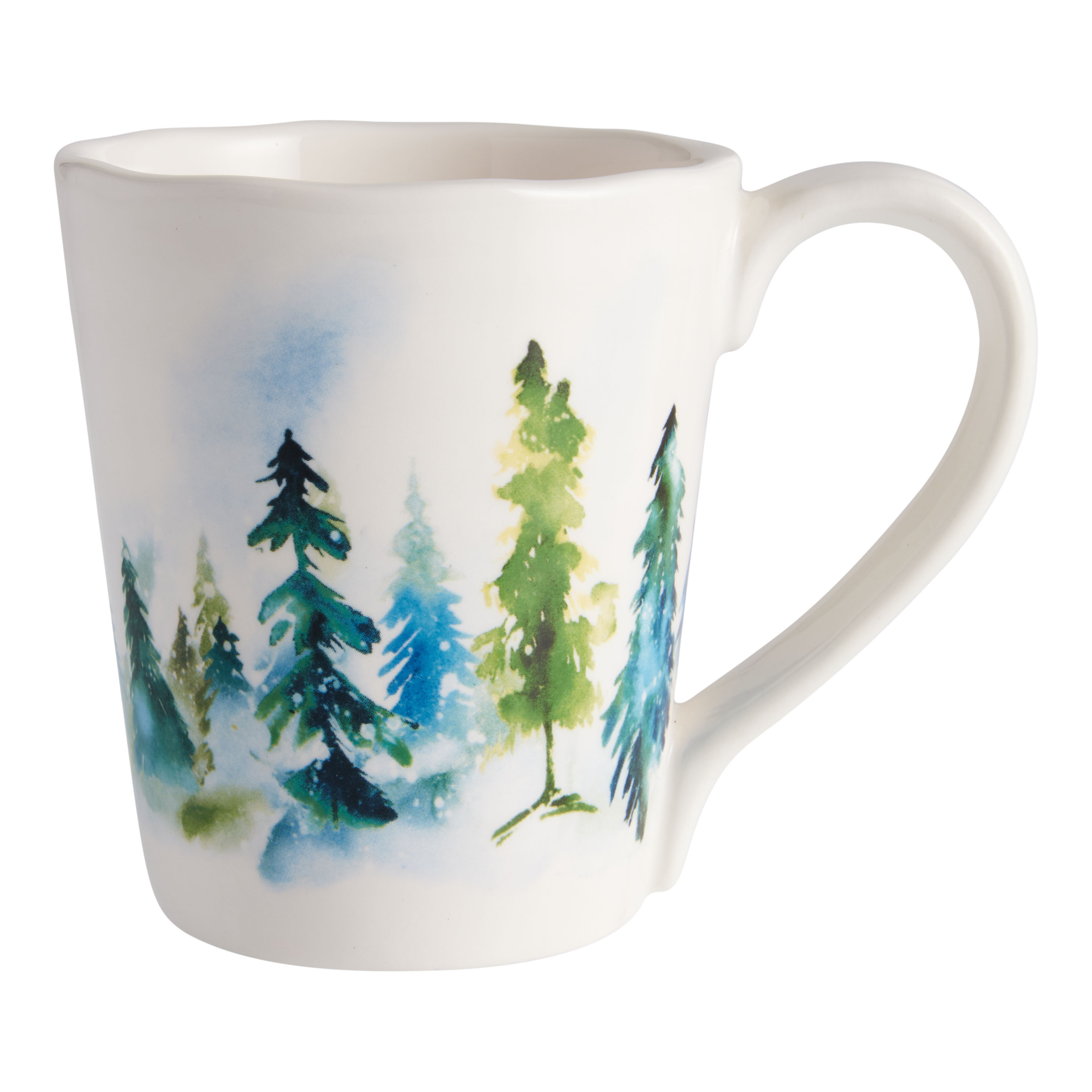 Forest Coffee Mug, Cabin Mugs, Mountain Coffee Mug, Pine Tree Mug, Ceramic  Mountain Mugs, Mountain Home Gifts, Nature Lover Gift Men Women