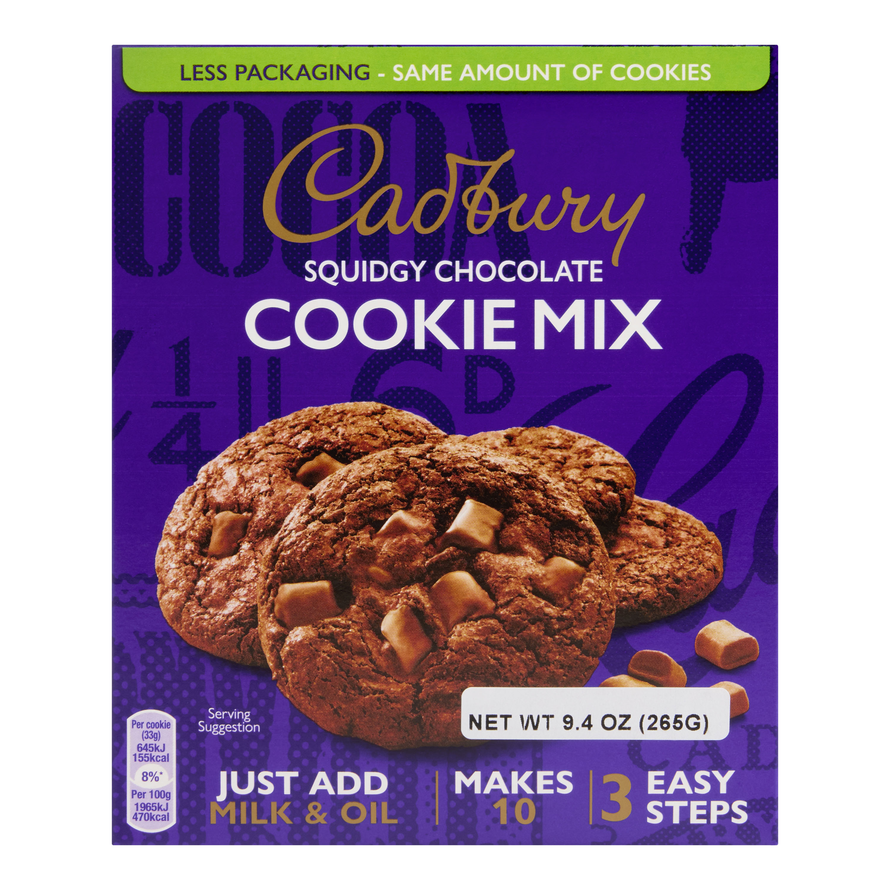 Cadbury Squidgy Chocolate Cookie Mix - World Market