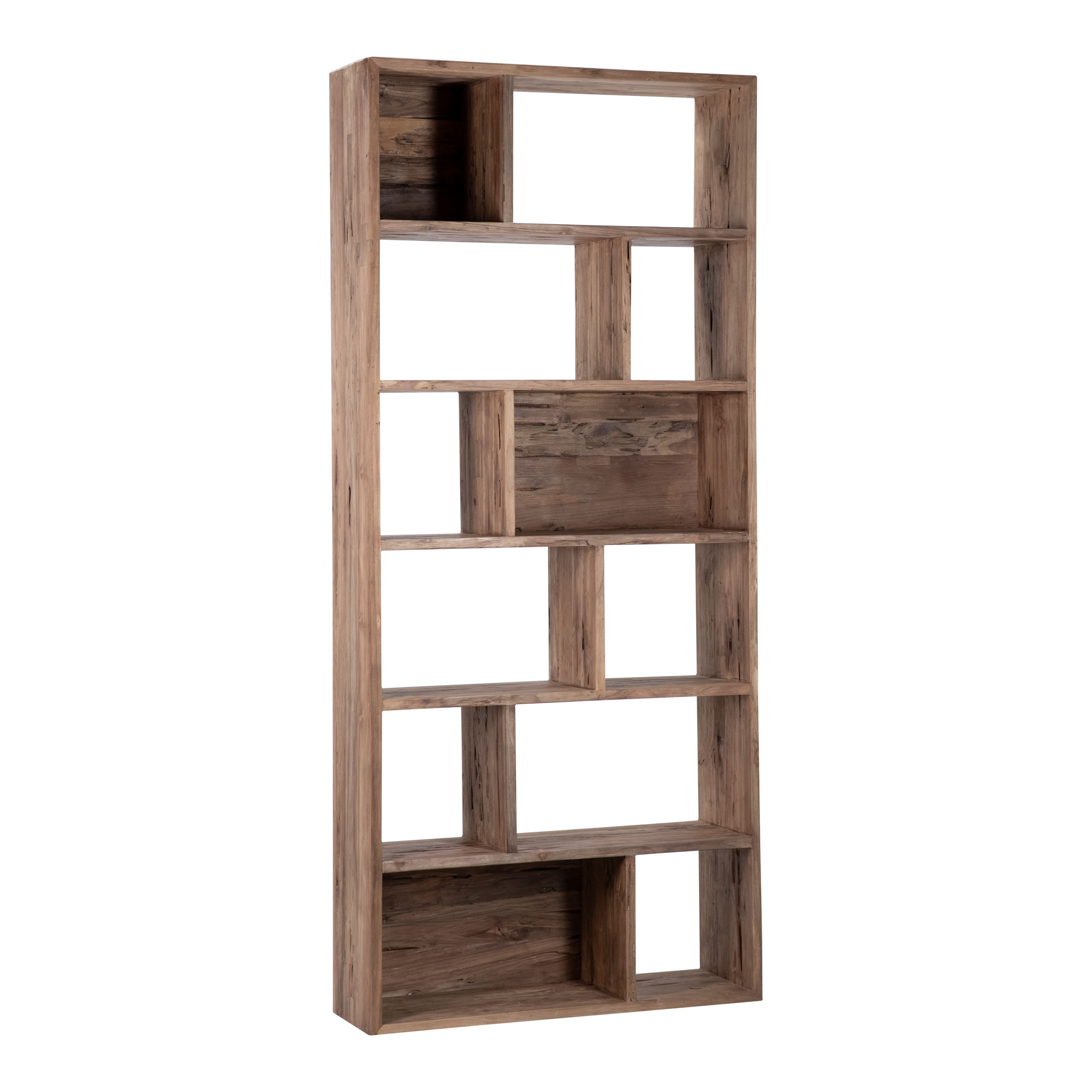 Zain Tall Reclaimed Teak Bookshelf - World Market