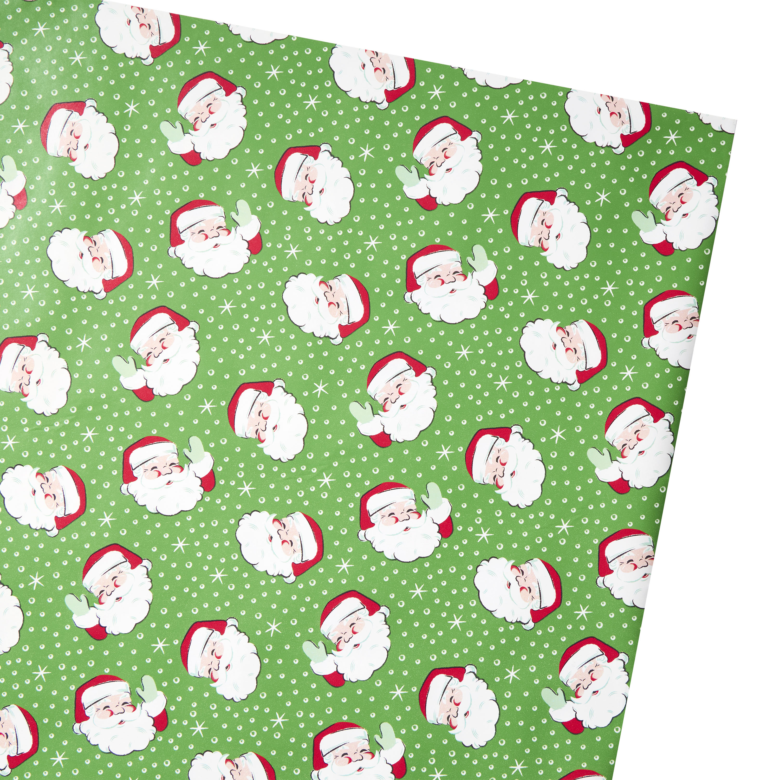 Sage Green Simple Winter Wrapping Paper, Boho Green Christmas Gift