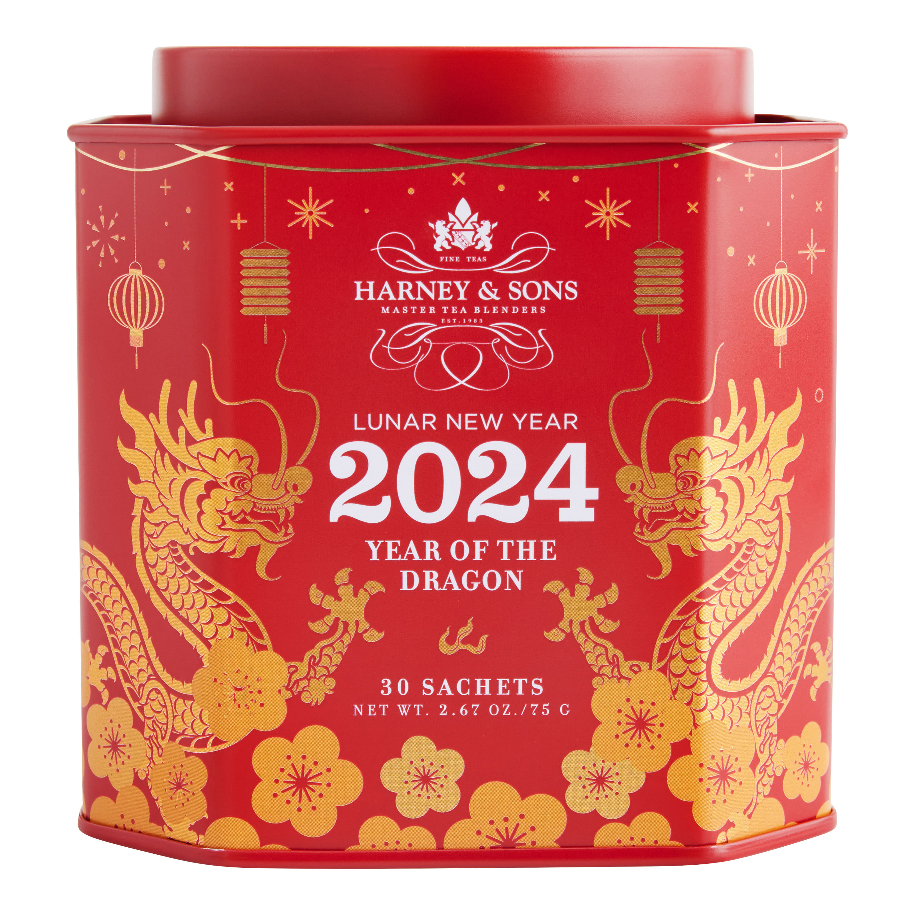 Harney & Sons Lunar New Year 2024 Tea Sachets 30 Count - World Market