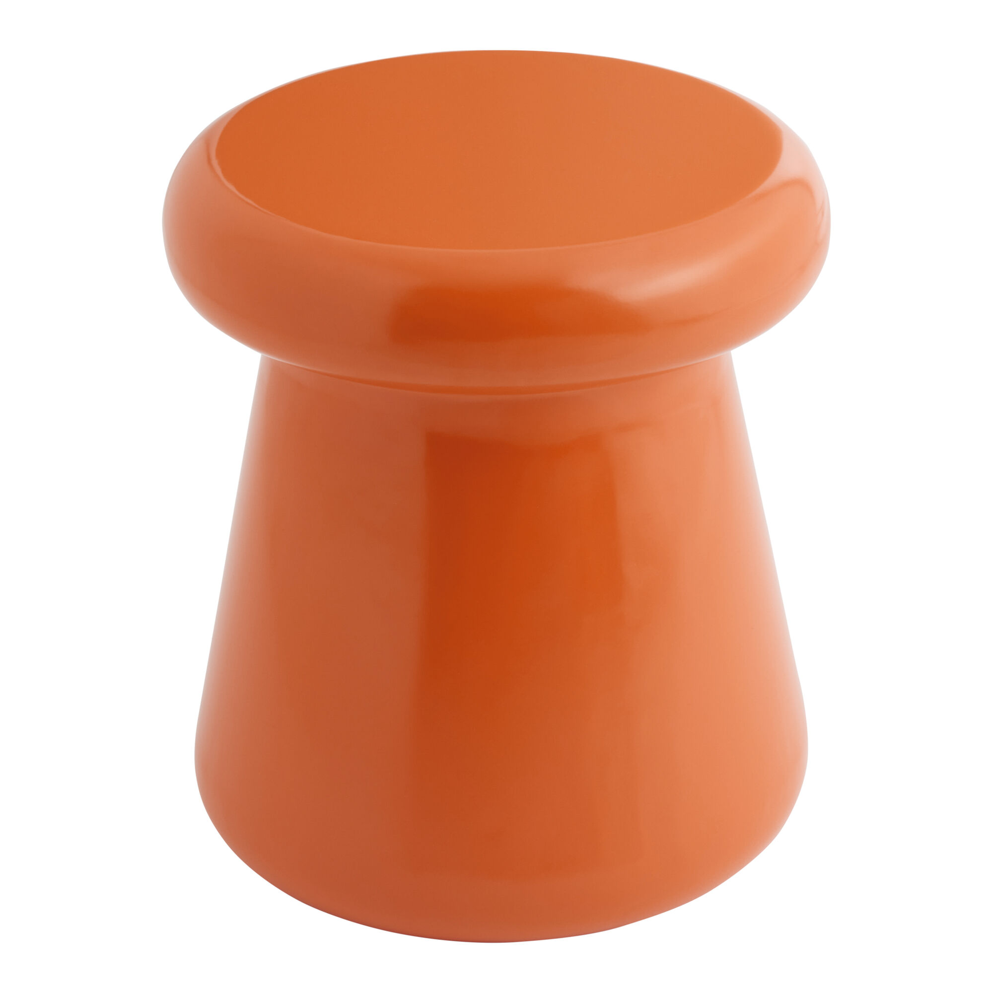 PRIVATE BRAND UNBRANDED Mushroom Stacking Resin Plastic Outdoor Side Table  8115-96-4300 - The Home Depot