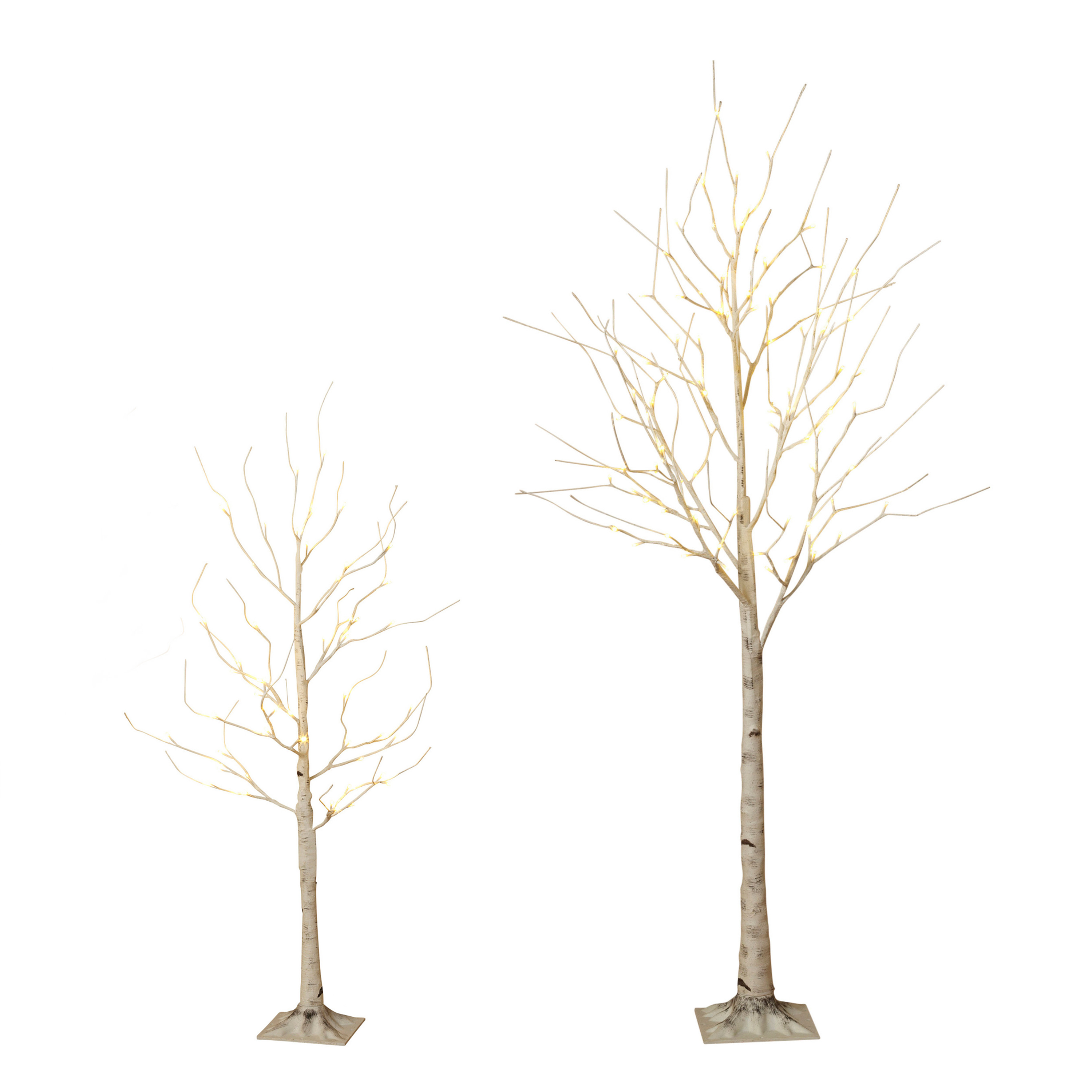 White Birch Pre Lit Micro LED Electric Artificial Tree - World Market