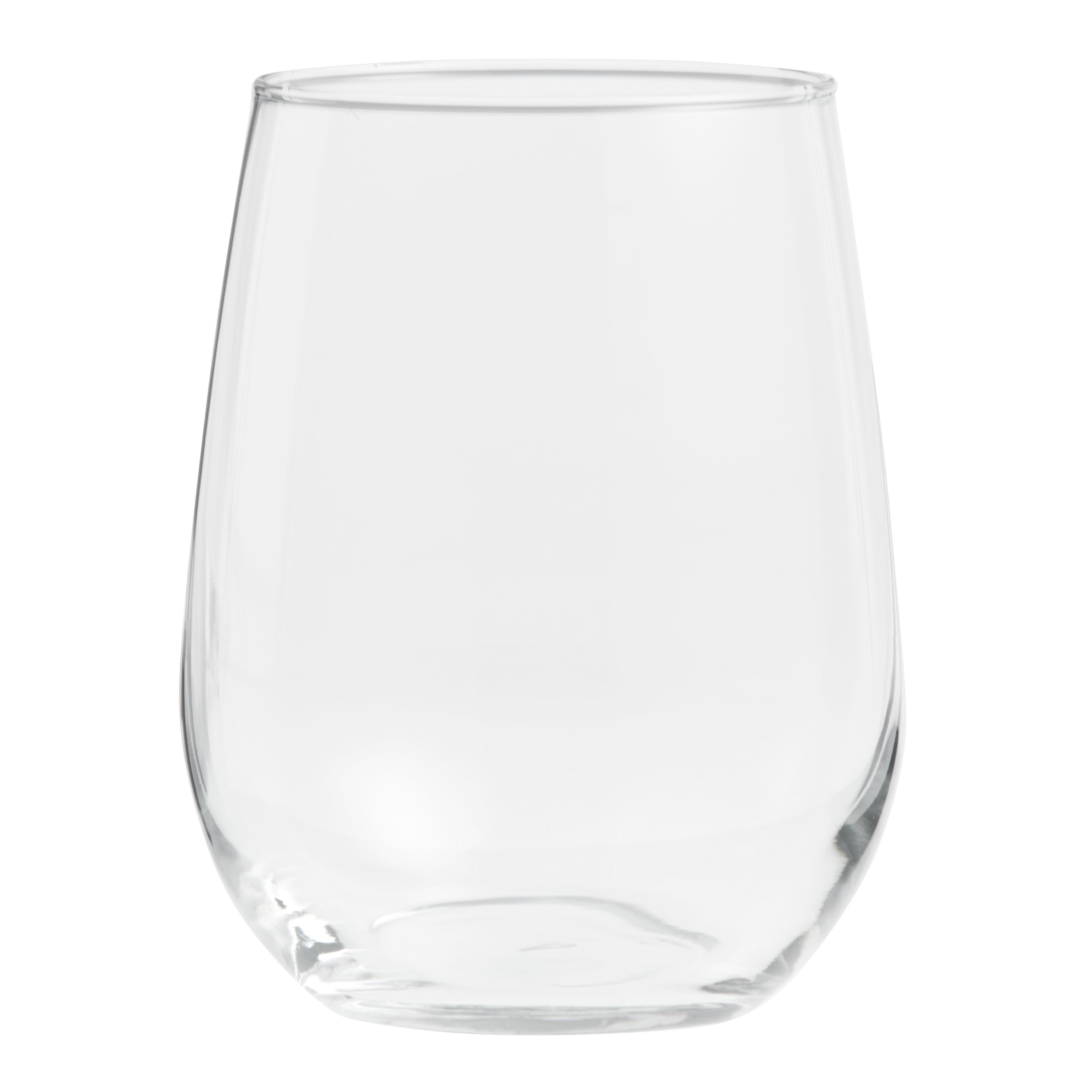 Rocco Blue Stemless Wine Glass Set of 4 by World Market