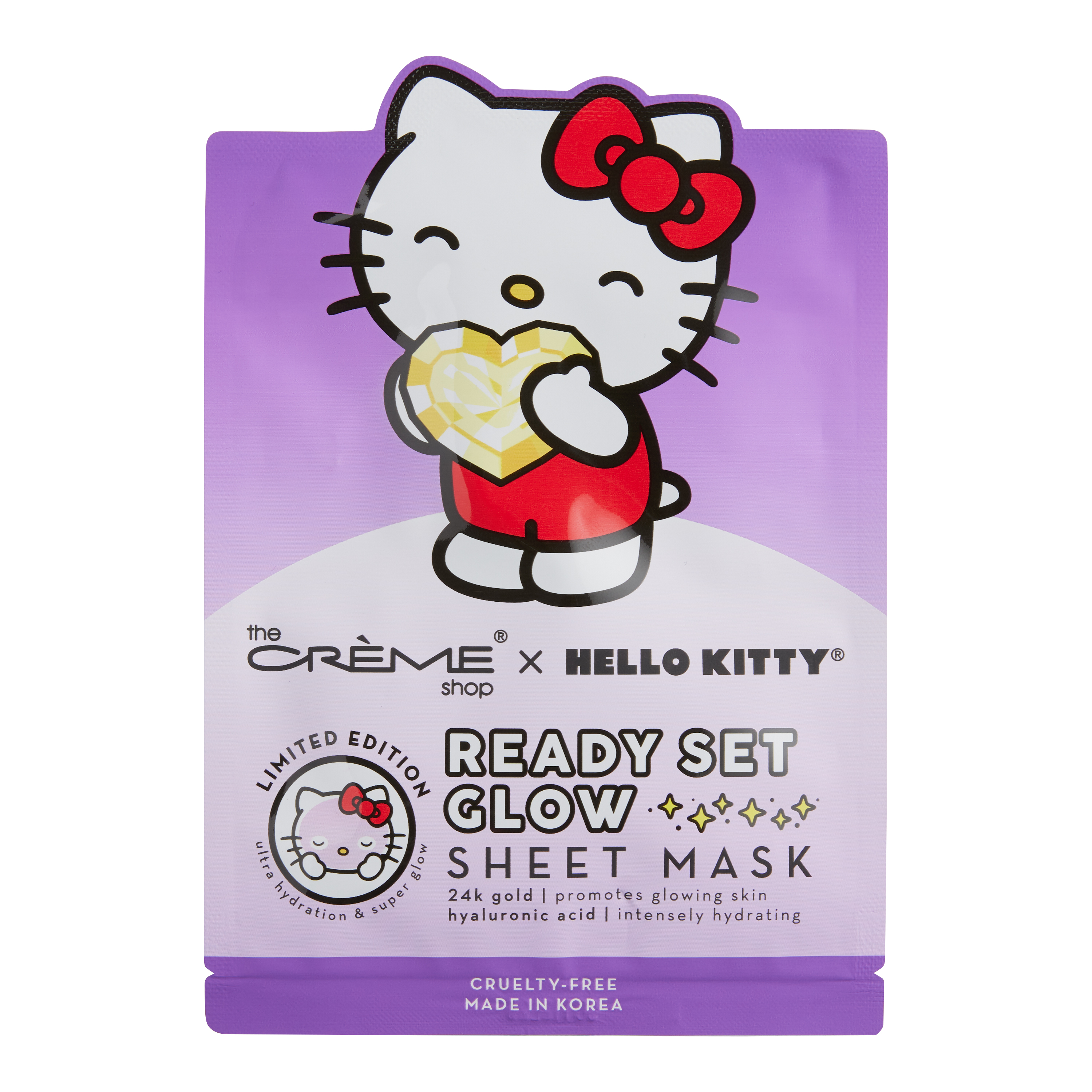 glow kitty mask