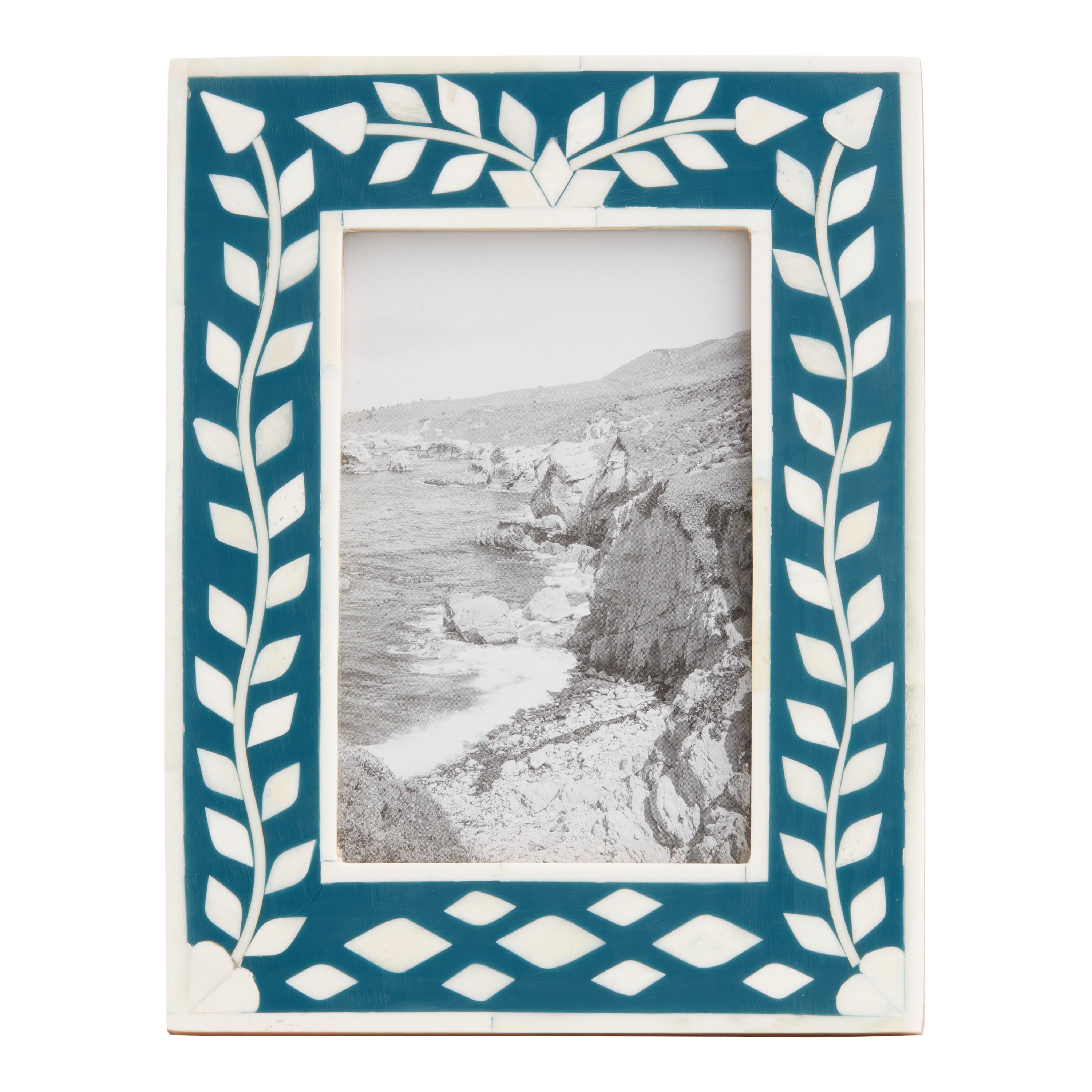 Handcrafted Natural Fiber Photo Frames (4x6 and 3x5) - Autumn