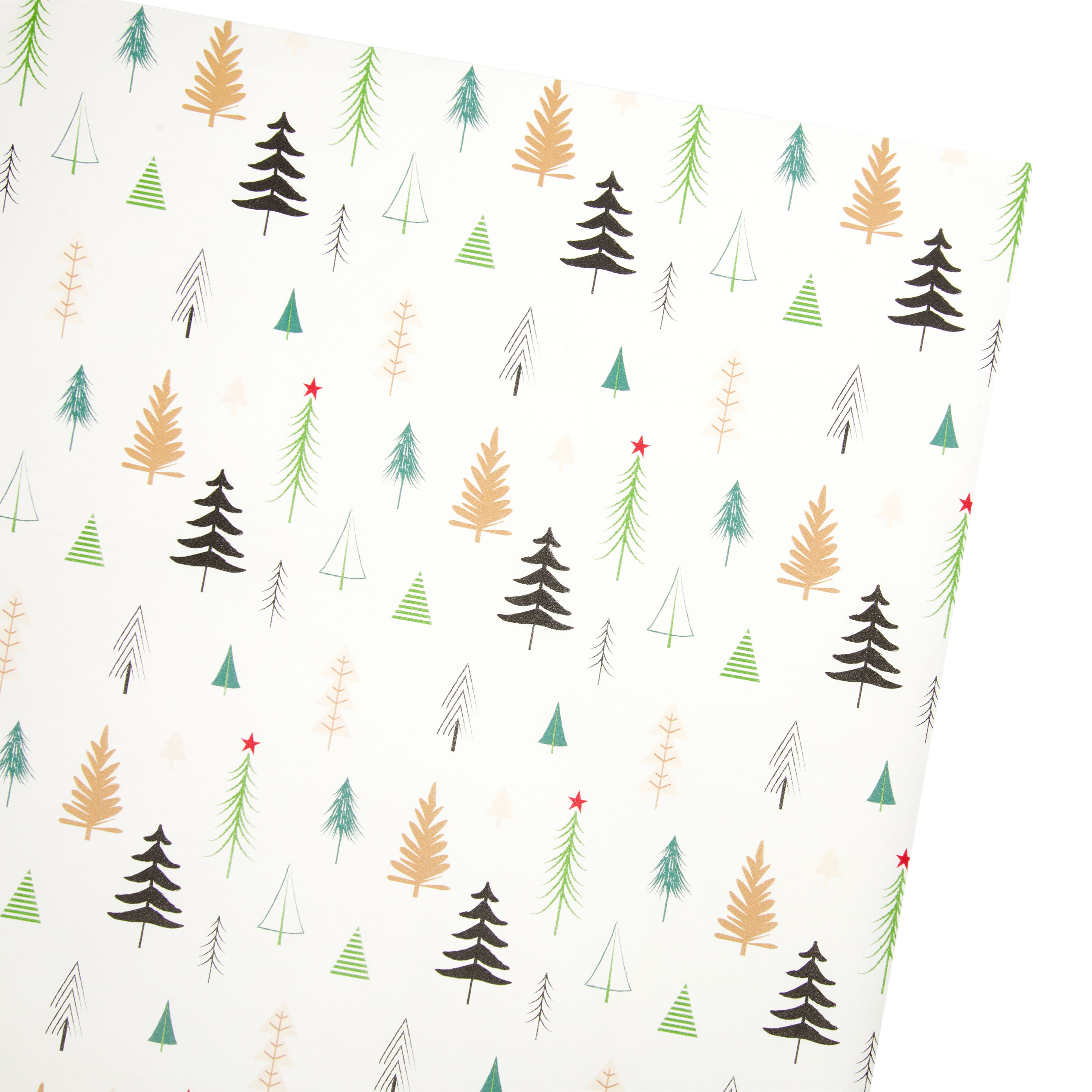 Jumbo Green and White Santa Holiday Wrapping Paper Roll - World Market