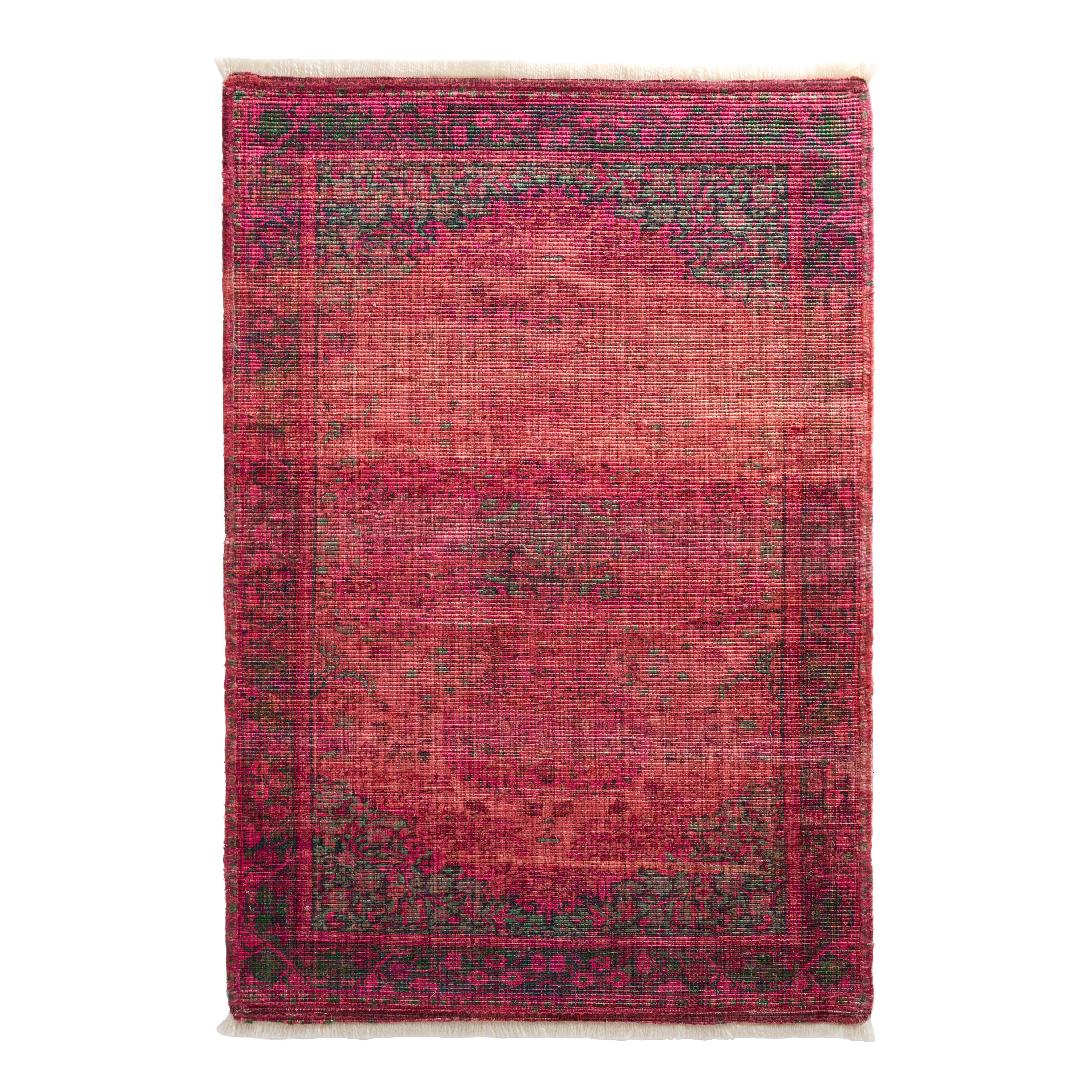 Turkish Red Overdyed rug, deals area rug, vintage rug, Red small rug , Minis rug, overdyed rug, organic wool rug , bedroom rug Carpet