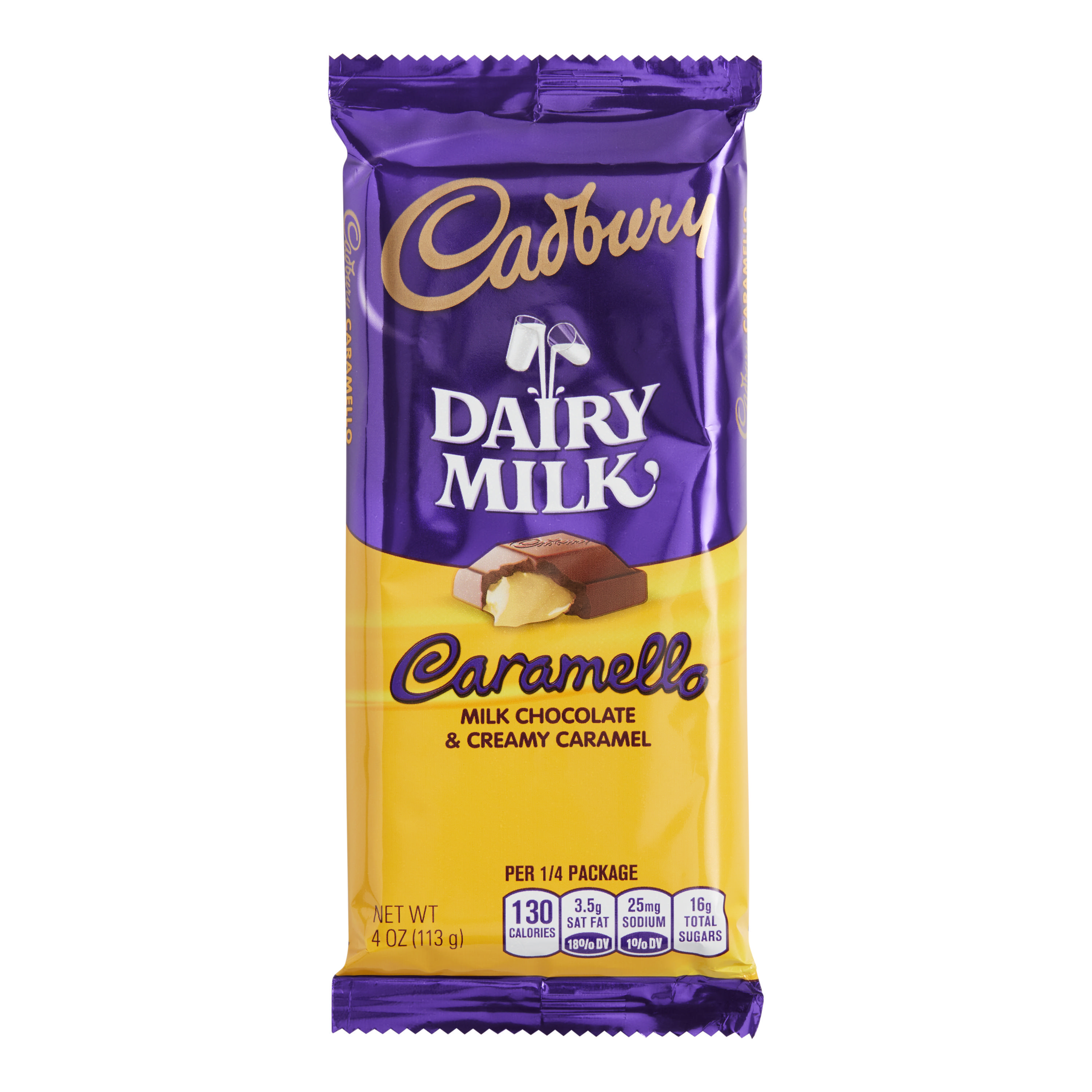Cadbury Caramello Milk Chocolate Bar Set Of 7 - World Market