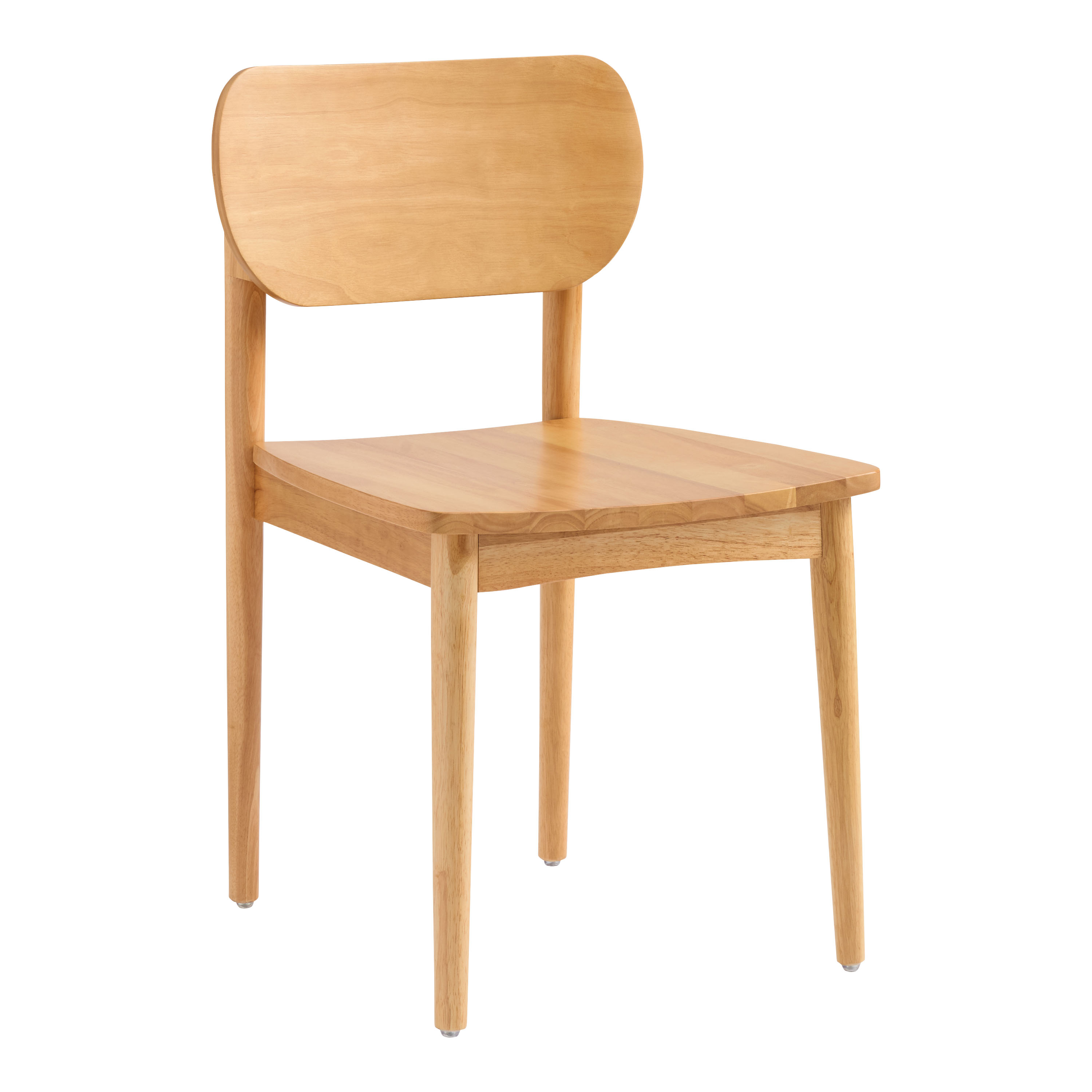 Wrenley Wood Split Back Scandi Dining Chair Set of 2 - World Market