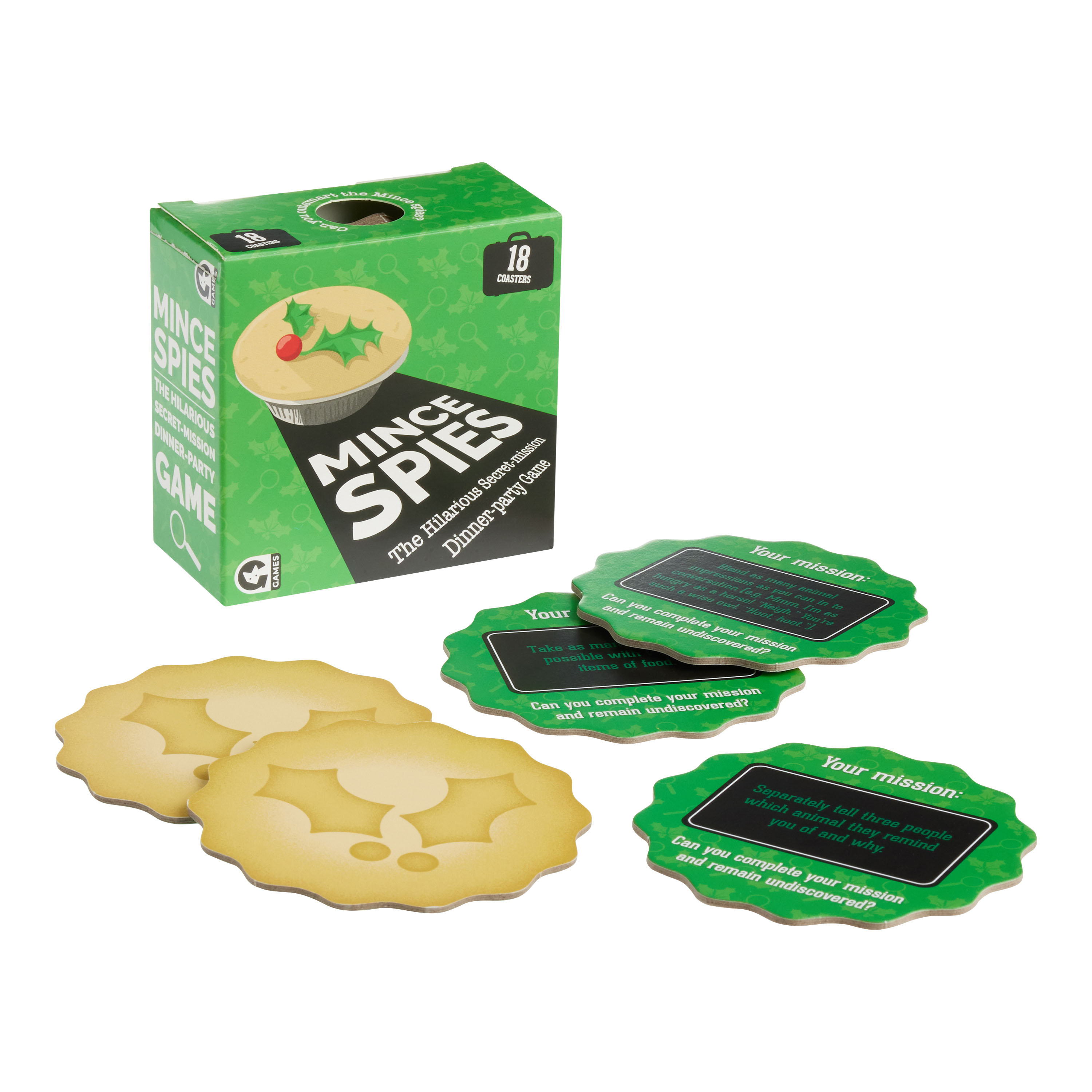 Mince Spies Coaster Game World Market