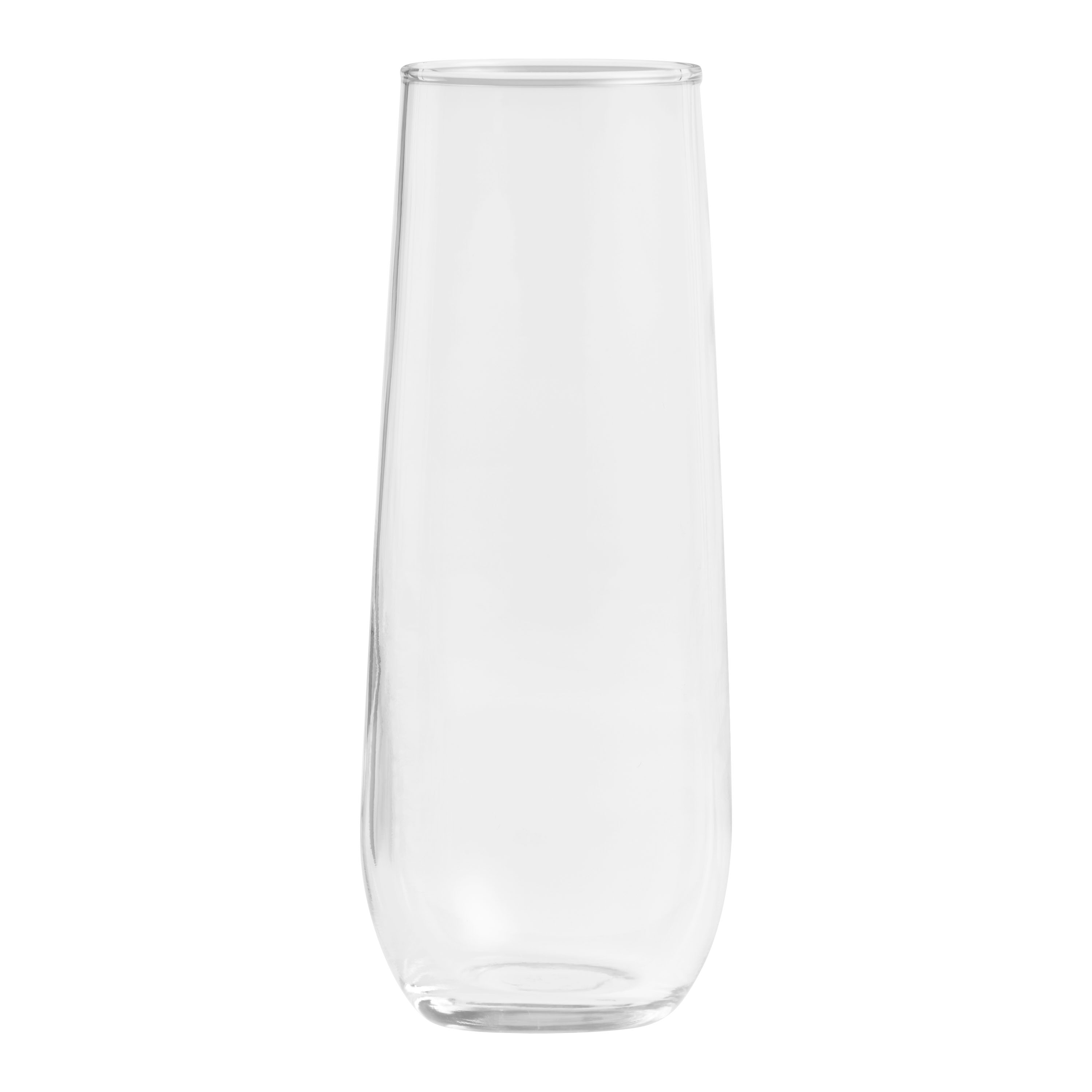 Sandpiper Frosted Set of Four Stemless Flute Glasses