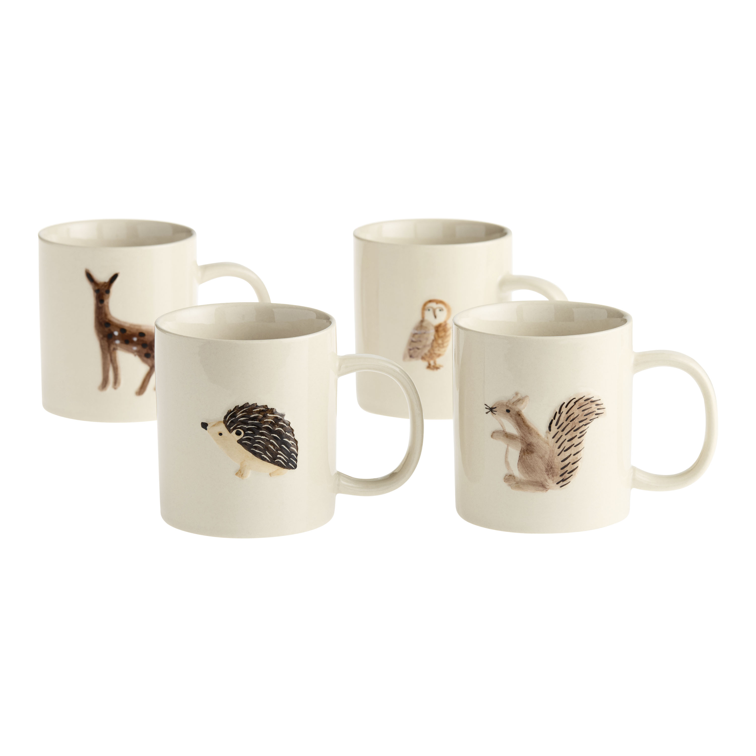 Cream Harvest Critters Ceramic Mug - World Market