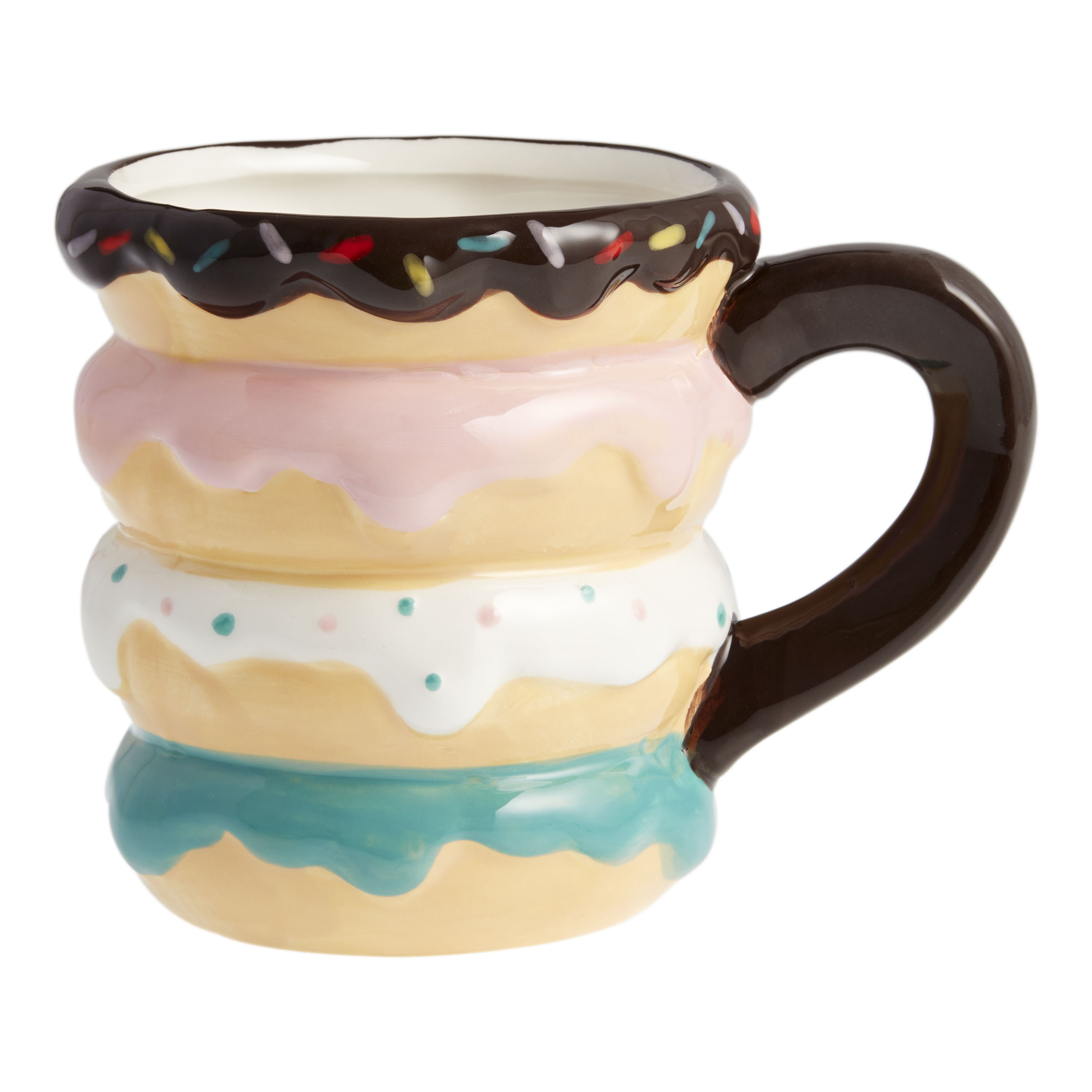 Creative Ceramic Donut Scented Candle Cup Home Jewelry Candy Nut