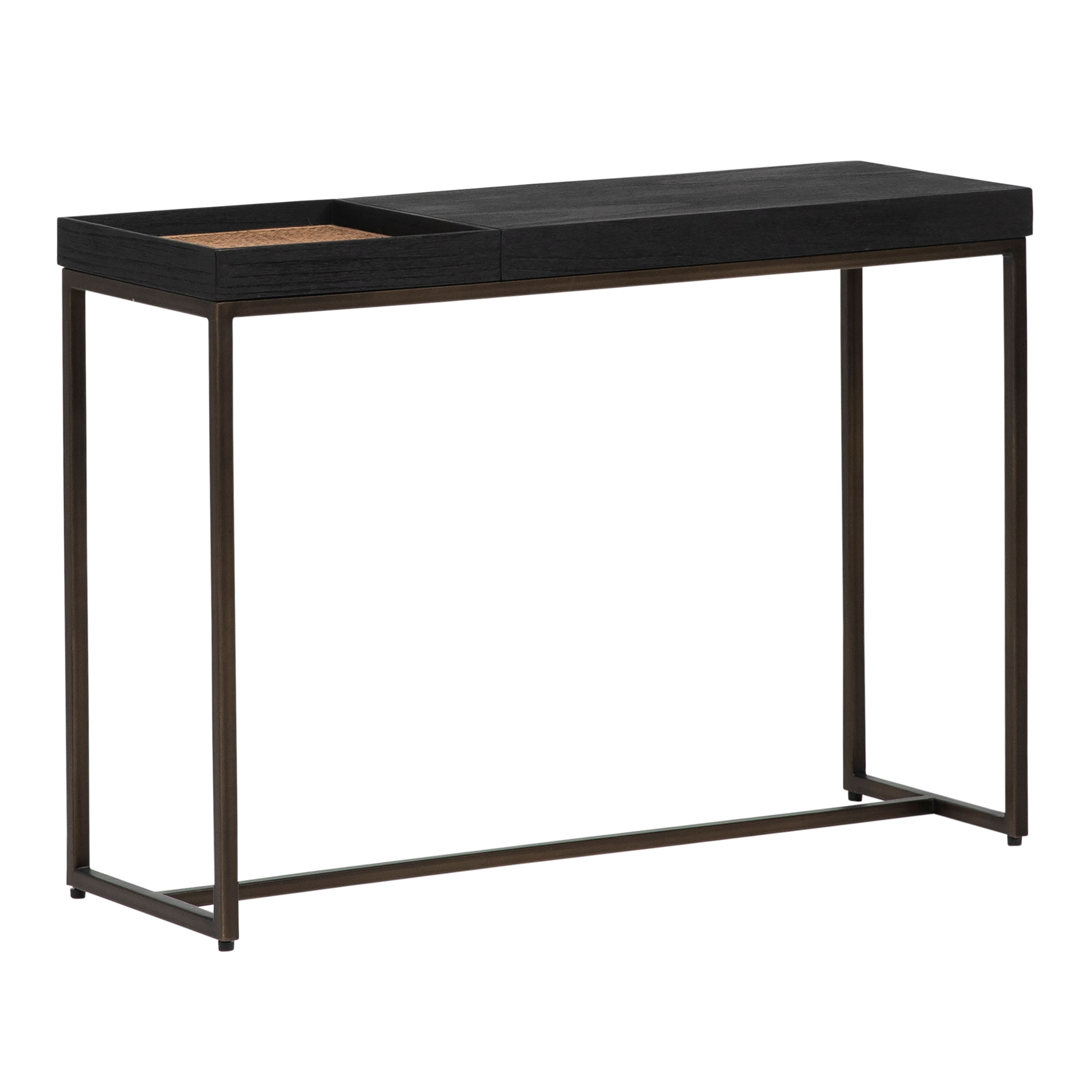 Black rattan table discount only