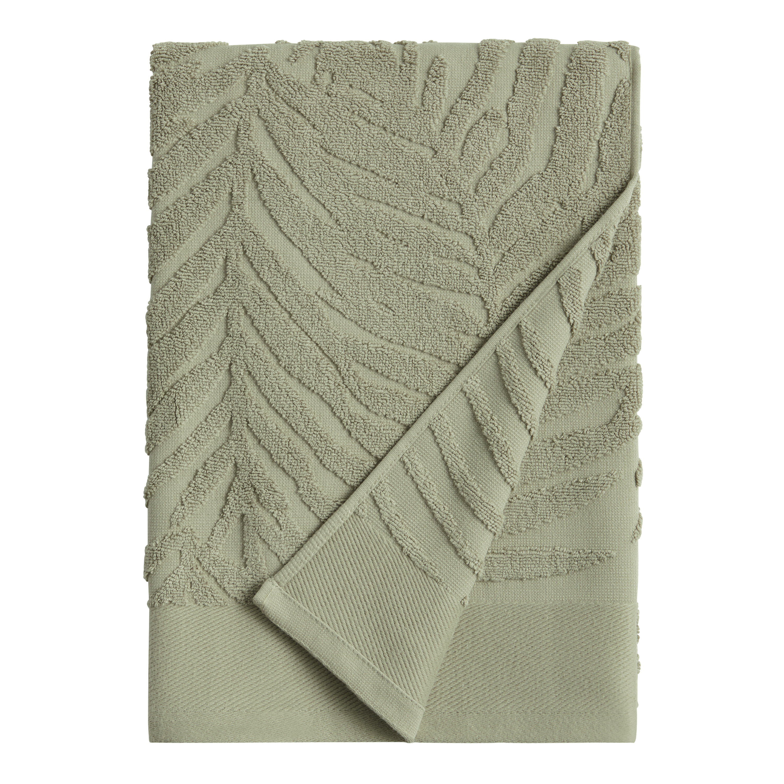 Plush Mint Green Hand Towel
