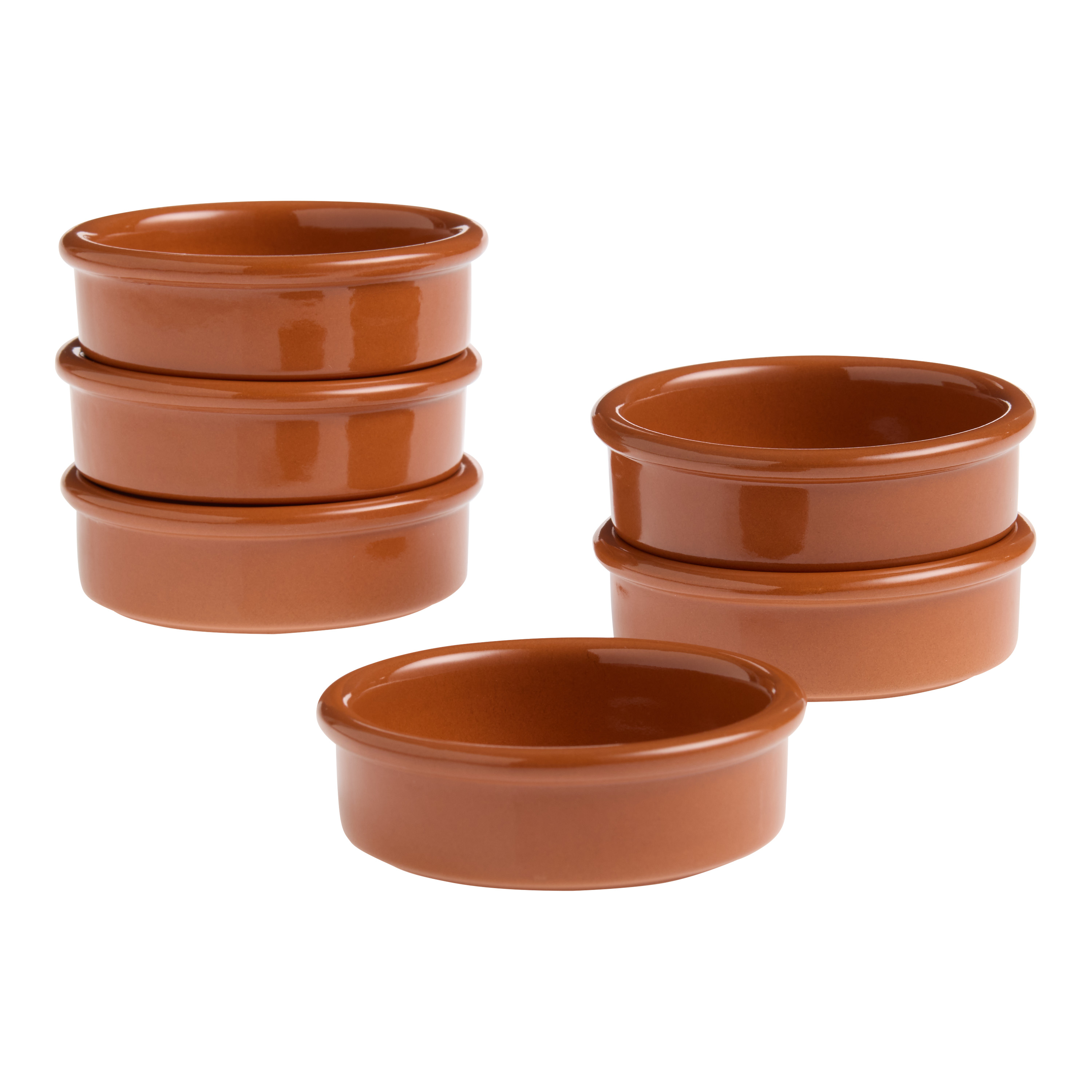 Graupera Mini Spanish Terracotta Tapas Baking Dishes 6 Pack - World Market