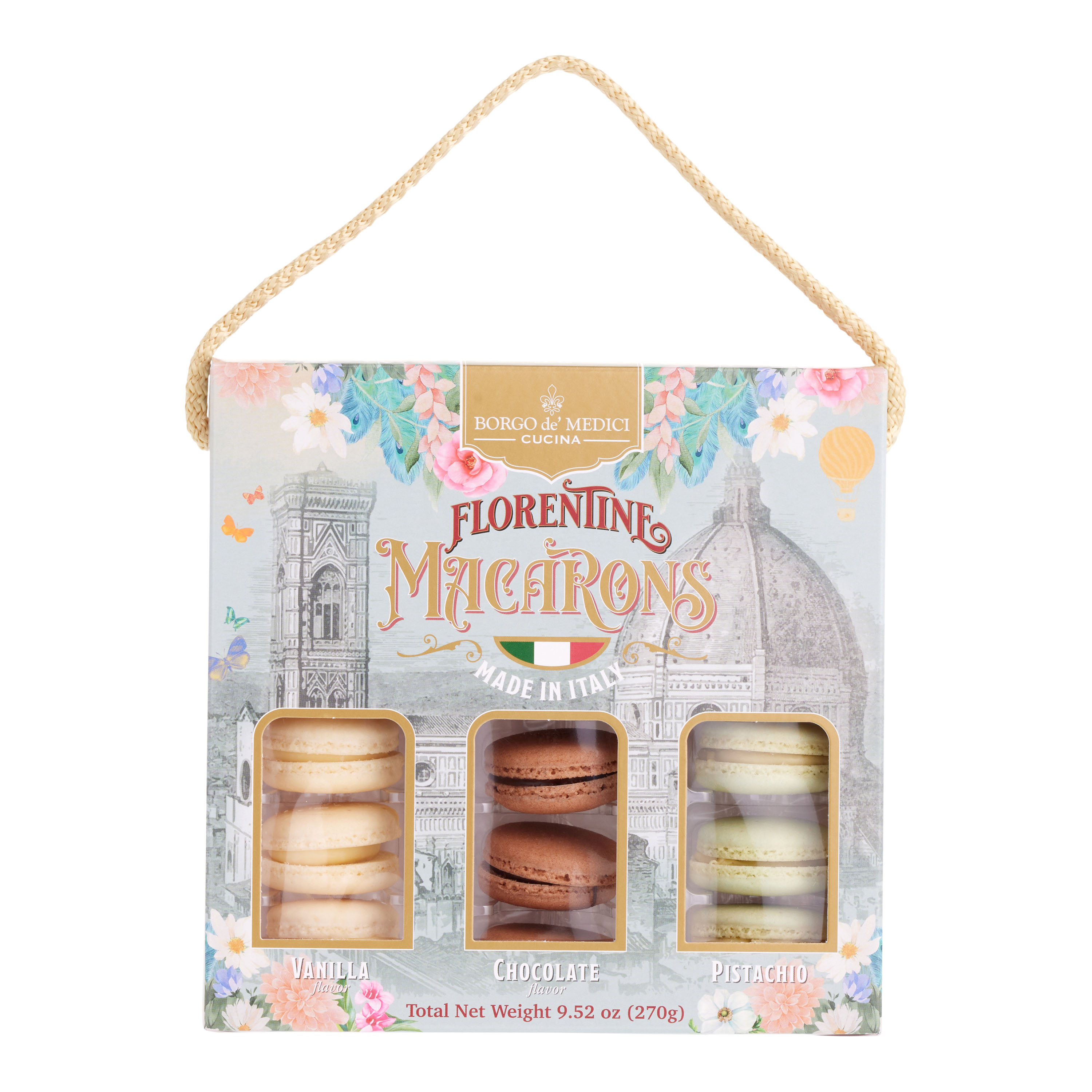 Borgo de' Medici Assorted Florentine Macarons Box 18 Count - World Market