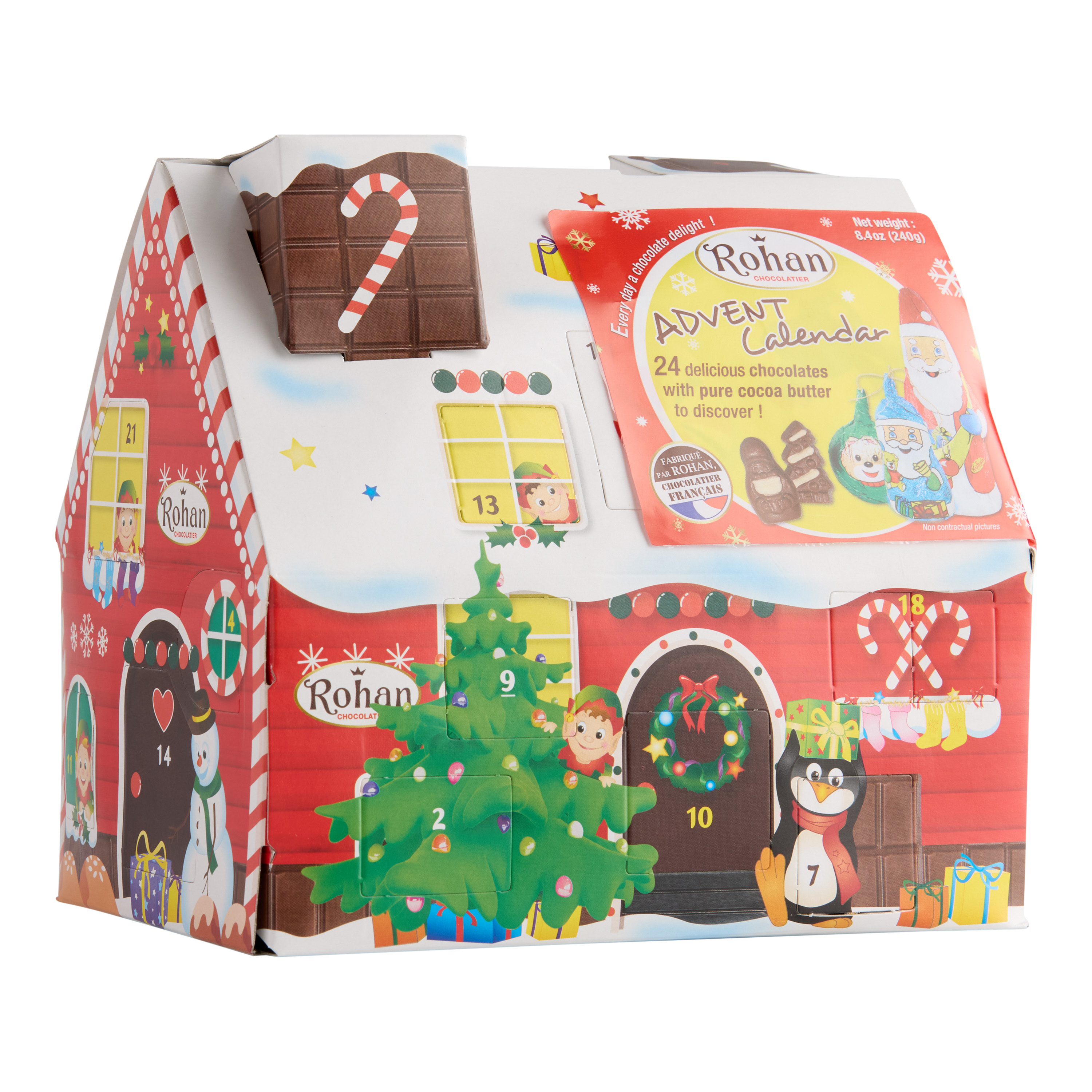 Confiserie Rohan Chocolate Holiday Cottage Advent Calendar World Market