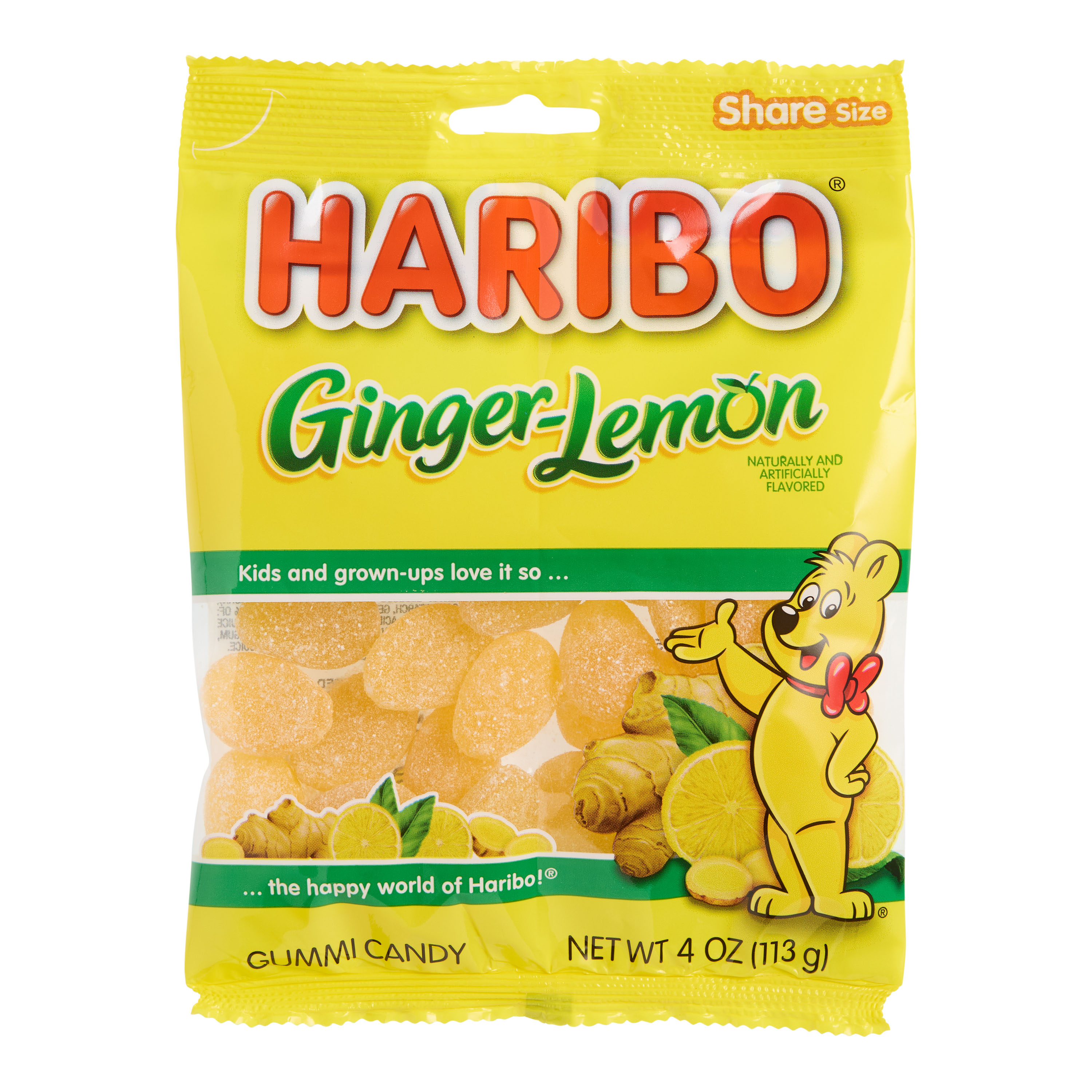 Haribo Ginger Lemon Gummy Candy - World Market