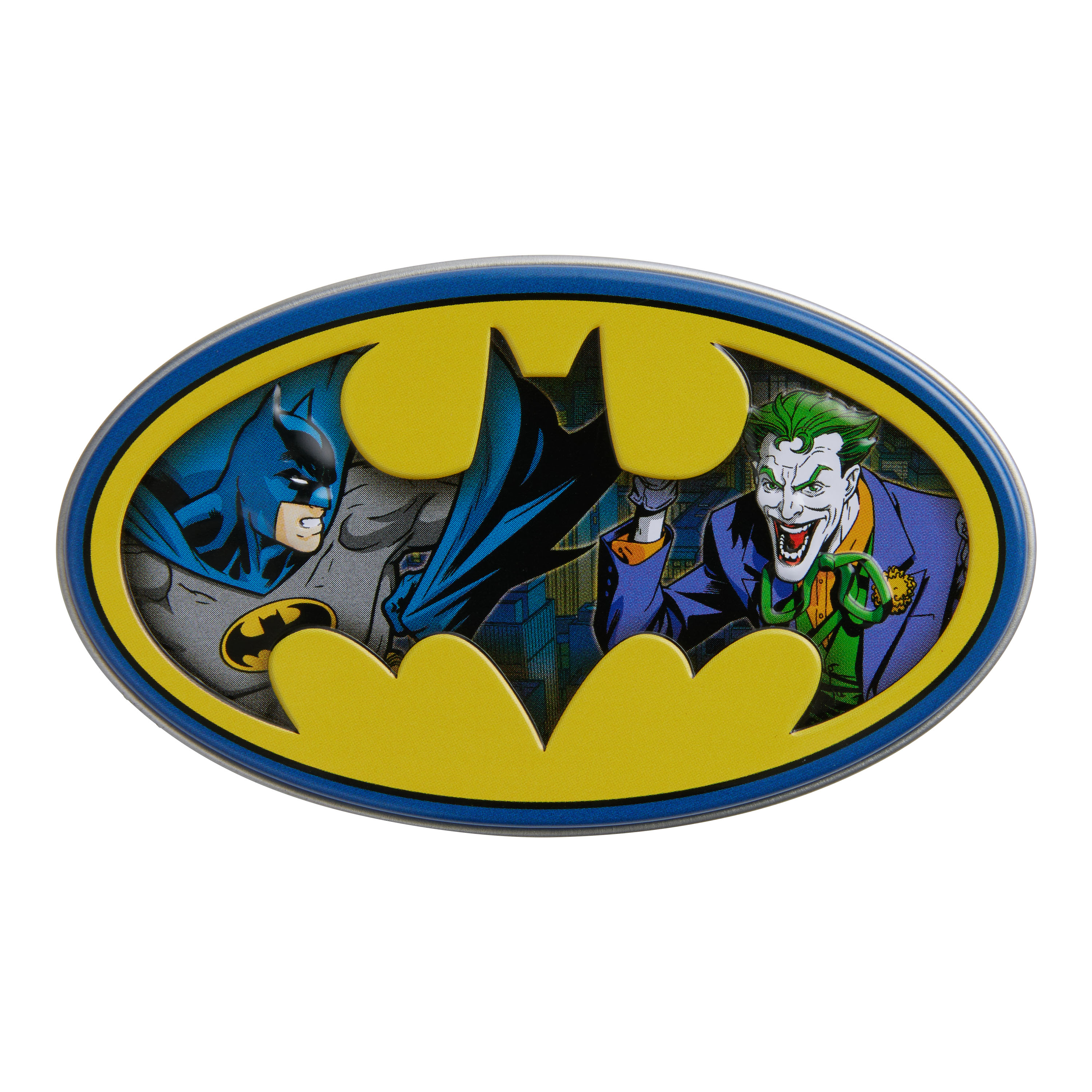 Batman Blue Raspberry Candy Tin Set Of 2 - World Market