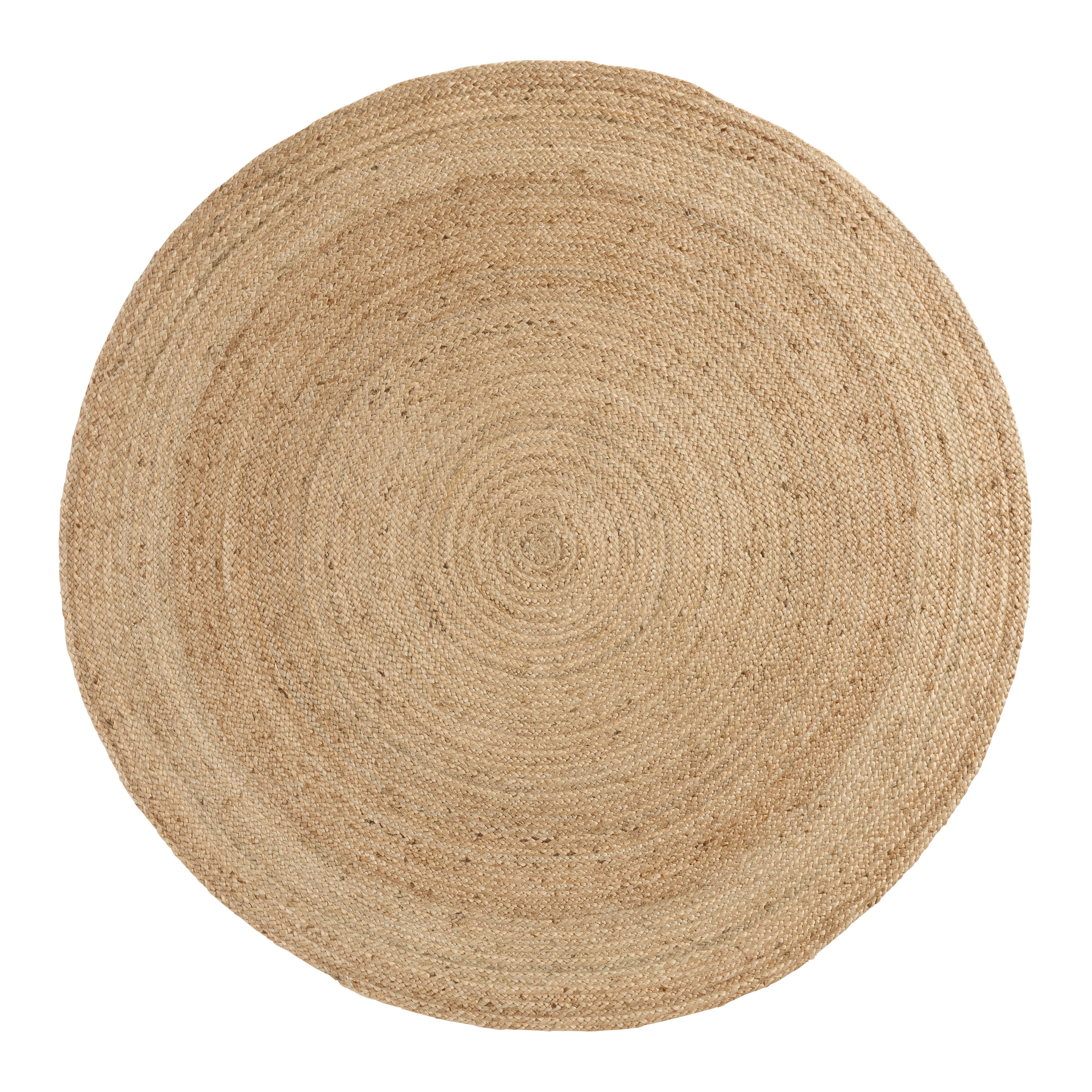 White Motif Patterned Round Jute hot Knitted Natural Straw Rug Circle Carpet-Natural Handwoven Jute Round Rug-Natural Handwoven Jute Round Rug