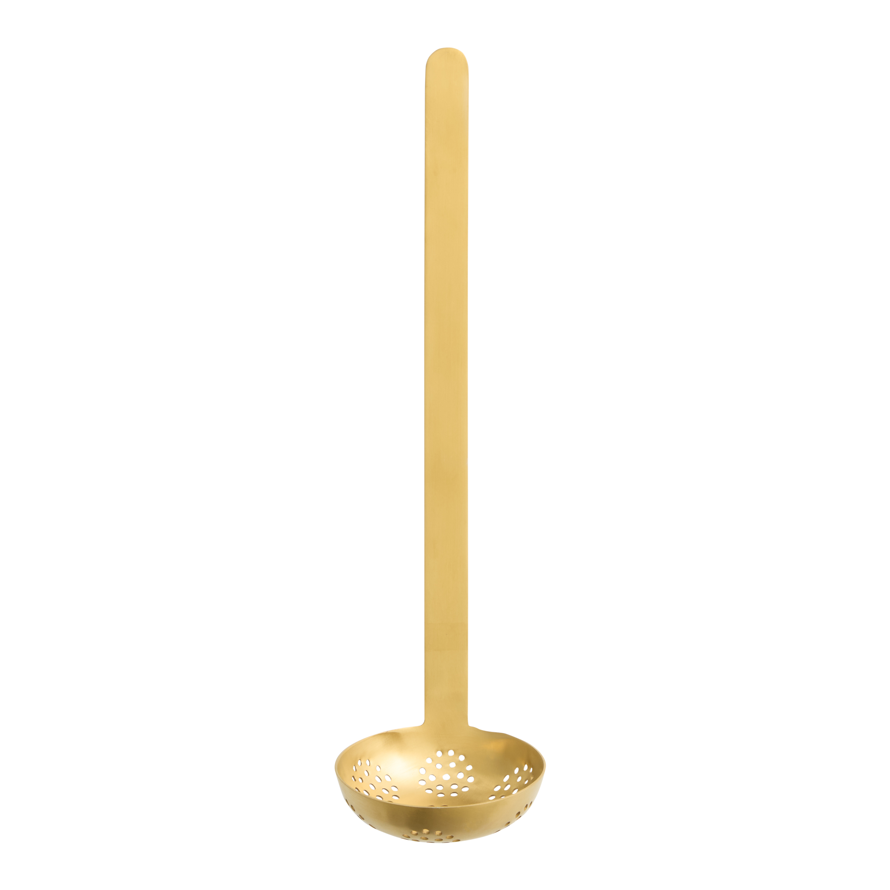 Brushed Gold Stainless Steel Skimmer - World Market