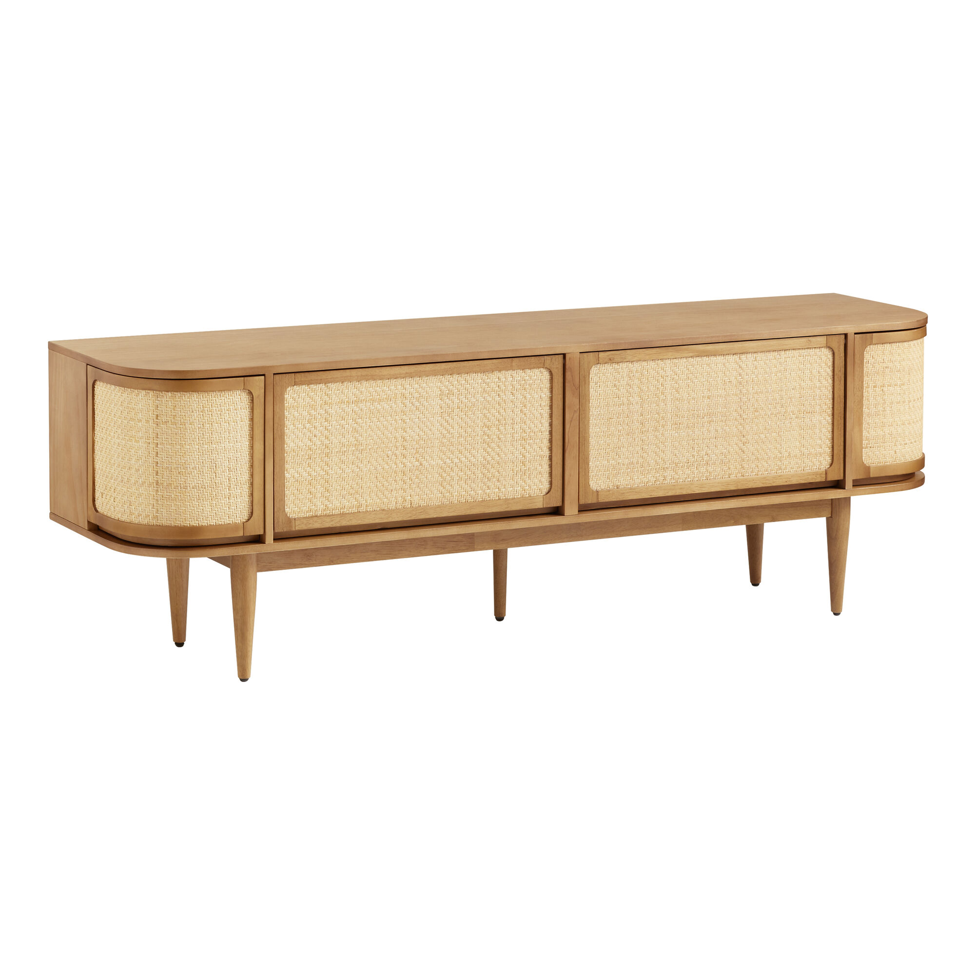 Shelton Natural Rattan Storage Shelf by World Market